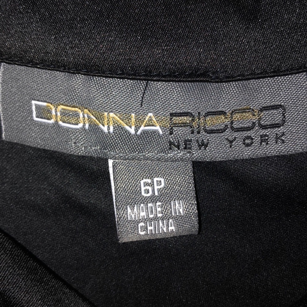 Donna Ricco Sleeveless Black & White Dress - Picture 4 of 6